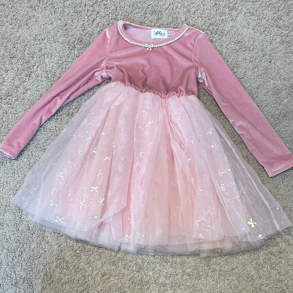 Lola & the Boys Pink Denim Dress / 8 main image 1